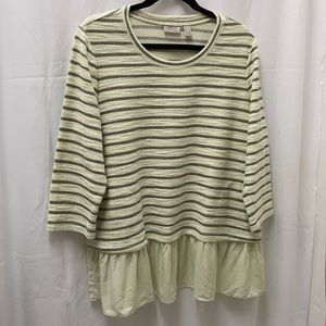 LOGO Lori Goldstein tunic size L